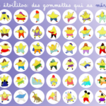 gommettes etoilitos à gratter